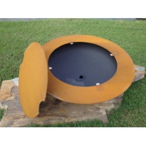 Magnum Wood Burning Fire Pit With Lid