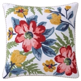 Mainstays, Ambretta Decorative Pillow, Square, 18″ x 18″, Blue, 1 Piece MOTHERS DAY DEAL!