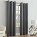 Mainstays Blackout Energy Efficient Grommet Single Curtain Panel, 40