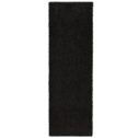 Mainstays Solid Casual Black Shag Runner Rug, 1'9