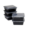 Mainstays 8 Cup Tall Square Meal Prep Food Storage Container, 5 Pack