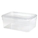 Mainstays Closet Organizer Clear Plastic Glossy Finish Shoe Box with Lid, 1 Pairs of Shoe - Small Size