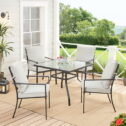 Mainstays Richmond Hills 5 Piece Patio Dining Set