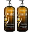 Majestic Pure Biotin Shampoo and Conditioner Set with DHT Blocker Complex - Hydrating, Nourishing & Supporting Healthy Hair Growth, Sulfate...