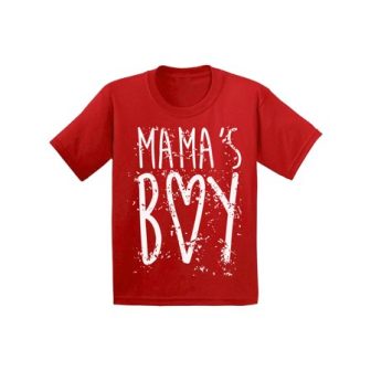 Mama's Boy T-shirts for Three Years Old Boy Outfits Cute Valentine's Day...
