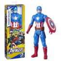 Marvel Avengers Titan Hero Series Captain America, Poseable Action Figure (12”)