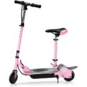Maxtra Scooters E120 Folding Electric Scooter with Removable Seat for Kids Ages 6-12, Up to 10 mph, 155 Lb. Max...