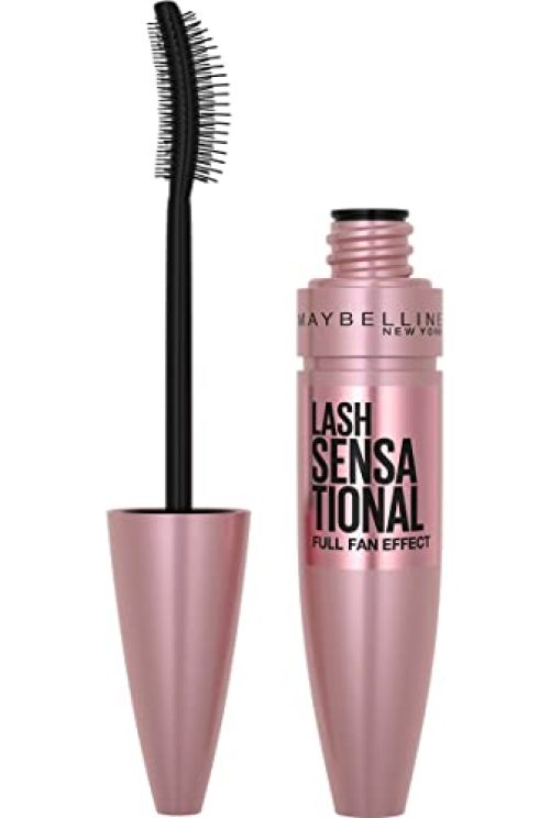 Maybelline New York Lash Sensational Washable Mascara, Blackest Black, (Packaging May Vary) 0.32 Fl Oz (Pack of 1) , K1714600