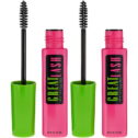 Maybelline Great Lash Washable Mascara, Very Black, 2 Count