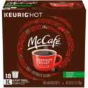 McCafe Premium Roast Decaf Coffee K-Cup Pods, Decaffeinated, 18 ct - 6.2 oz Box