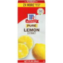 McCormick® Non-GMO Gluten Free Pure Lemon Extract 2 fl oz Box