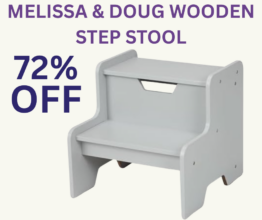 Melissa & Doug Kids Furniture Wooden Step Stool 72% OFF!