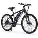 METAKOO 26” Electric Mountain Bike, 350W Motor, 3 Hours Fast Charge, 36V Removable Battery, 20Mph Electric Bicycle with 21 Speed...