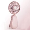 Mini USB Handheld Fan, Portable Fan With USB Rechargeable Battery Operated Fan With Clip Operated Makeup &Face Fan for Travel...