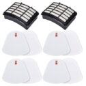 Mlless 6pcs/set Vacuum Cleaner Filters Kit For Shark CU510 Lift-away XL Upright Vacuum Cleaner Replacement Accessories