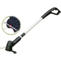 Morease Grass Trimmer, Wireless Rechargeable Hand-Held Weed Removal Convenient Gardening Tool Lawn Mower, Portable with Adjustable Telescopic Long Handle, Mini...