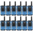 Motorola Talkabout T100 Two-Way Radio, 16 Mile, 12 Pack, Blue