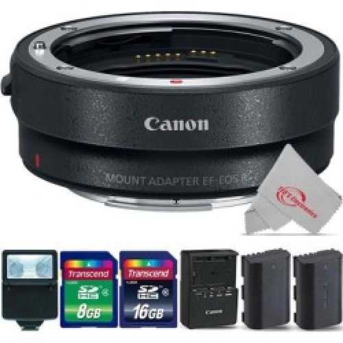 Mount Adapter Ef-eos R + 8gb & 16gb Memory Card + Extra Battery Kit