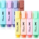 Mr. Pen- Pastel Highlighters, 8 Pack, Chisel Tip, Assorted Colors, Highlighters, No Smear Highlighter, Fast Dry, Bible Study Supplies, Pastel...