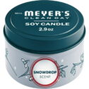 Mrs. Meyer's Clean Day 2.9 Oz. Snowdrop Small Tin Soy Candle 329900