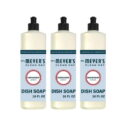 Mrs. Meyer's Clean Day Liquid Dish Soap, Snow Drop Scent, 16 Fluid Ounce, 3 Count