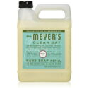MRS MEYERS CLEAN DAY Soap Refill, Liquid Basil, 33 Ounce (Pack of 6)