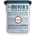Mrs. Meyer's Clean Day White Snowdrop Scent Jar Candle 3.8 in. H x 3.35 in. Dia. 7.2 oz. - Case...