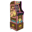 Ms. PacMan 40th Anniversary 10-IN-1 Bandai Legacy Edition Arcade with Licensed Riser and Light-Up Marquee, Arcade1Up