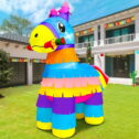 MT MENGTONG 6FT Height AIF4 Cinco De Mayo Inflatables Decorations Inflatable Fiesta Pinata with Build-in LEDs Blow Up Yard Decorations...