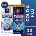 Mucinex Fast Max Kickstart, All in One Cold and Flu Medicine, Day & Night Combo Pack 2 x 6 fl...