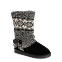 MUK LUKS Women's Janie Knit Cuff Mid-Calf Boot
