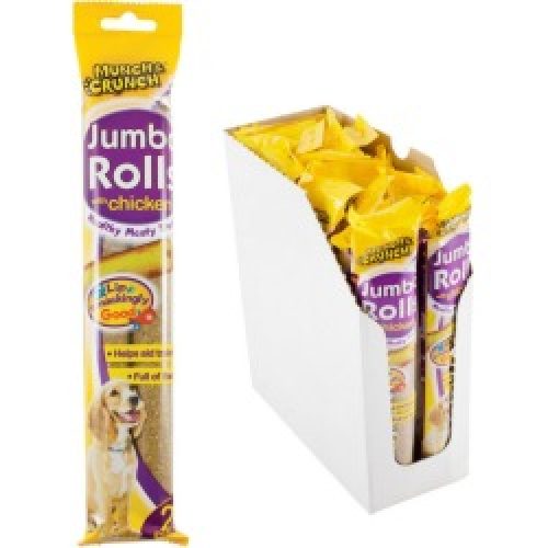 Munch And Crunch Jumbo Rolls With Chicken (Beige) (One Size)