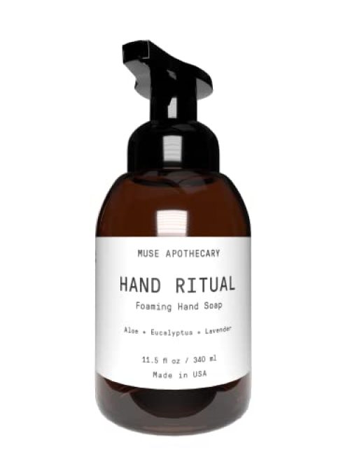 Muse Bath Apothecary Hand Ritual - Aromatic and Nourishing Foaming Hand Soap, Infused with Natural Aromatherapy Essential Oils - USDA...