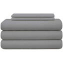 MyGiza Sheets 5 Piece Split King Sheets for Adjustable Bed - 400 Thread Count 100% Giza Cotton Split King Sheet...