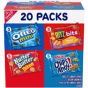 Nabisco Classic Mix Variety Pack, OREO Mini, CHIPS AHOY! Mini, Nutter Butter Bites, RITZ Bits Cheese, Valentine's Day Snacks, 20...
