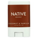 Native Travel-sized Deodorant, Coconut & Vanilla , Aluminum Free, 0.35 oz