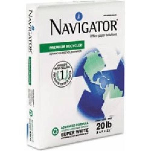 Navigator Recycled Paper, 95 Brightness, 8-1/2 X 11, 5000 Per Carton (Snanr1120)