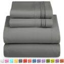 Nestl Bed Sheets Set - Deep Pocket 4 Piece Bed Sheet Set - 1800 Hotel Luxury Soft Double Brushed Microfiber...