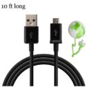 NEW 10 FT Long Power Cord Usb cable for Roku Stick Amazon Fire Stick Google Chromecast & Alexa Dot (...