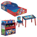 Nick Jr. PAW Patrol 4-Piece Room-in-a-Box - Toddler Bedroom Set