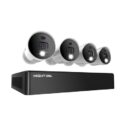Night Owl Security Camera System CCTV, 8 Channel Bluetooth DVR with 1TB Hard Drive, 4 Wired 4K Ultra HD Spotlight...