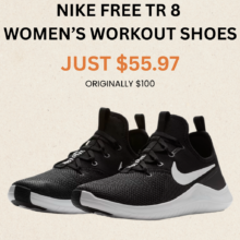 🔥 Nike Free TR 8 Women’s Workout Shoes Just $55.97 – Originally $100!
