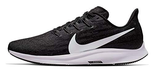 Nike Men's Air Zoom Pegasus 36 Running Shoes (Black/White-Thunder Grey, 11)