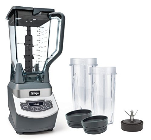 Ninja BL660 Professional Compact Smoothie & Food Processing Blender, 1100-Watts, 3 Functions for Frozen Drinks, Smoothies, Sauces, & More, 72-oz.*...