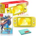 Nintendo Switch Lite (Yellow) Bundle with Pokemon Sword