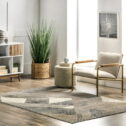 nuLOOM Adrienne Durable Abstract Contemporary Area Rug, 5' 3