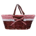NUOLUX Basket Easter Picnic Wicker Baskets Flower Wovenhandle Girlempty Weddings Storage Box Accessories Wood Gifts Gift