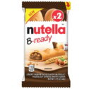 Nutella B-Ready, Crispy Wafer Bread Stick Cookie Filled with Nutella Hazelnut Spread, 2 Count