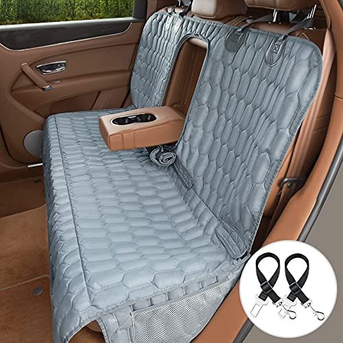 OKMEE Car Bench Seat Cover Compatible for Middle Armrest, 100% Waterproof Bench Seat Covers for Trucks, SUVs & Cars