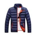 One Opening Men Packable Ultralight Warm Coat Puffer Outerwear Zipper Coat